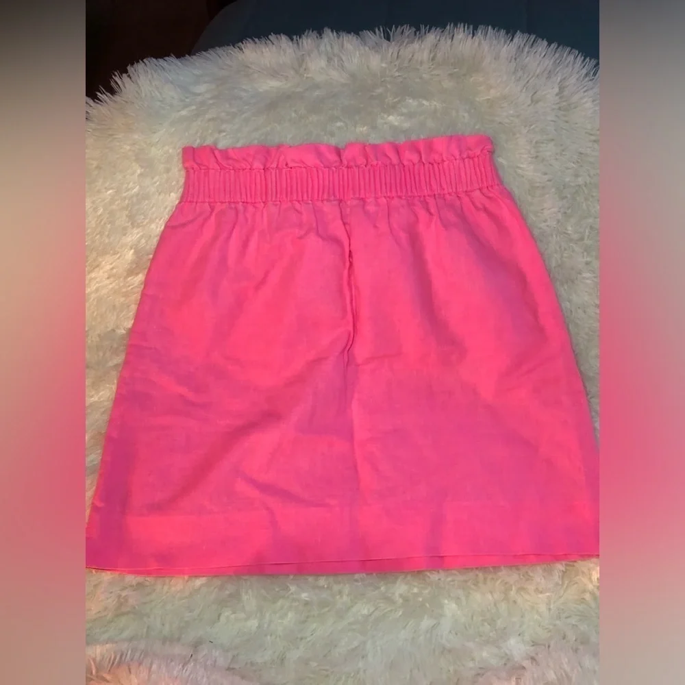 J. Crew Bright Pink Mini Skirt
